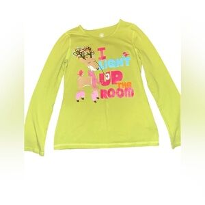 J khaki Light Up the Room Kids Shirt - Green